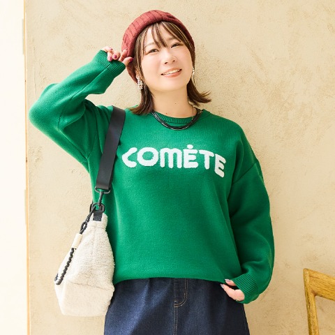 レディース　ニットプルオーバー（おかだゆり）