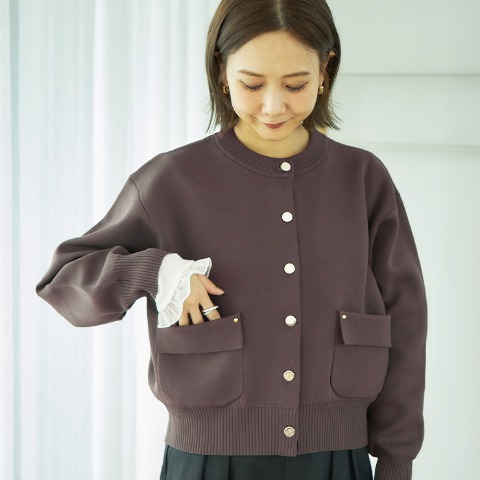 レディース　ニットカーディガン（田中里奈）