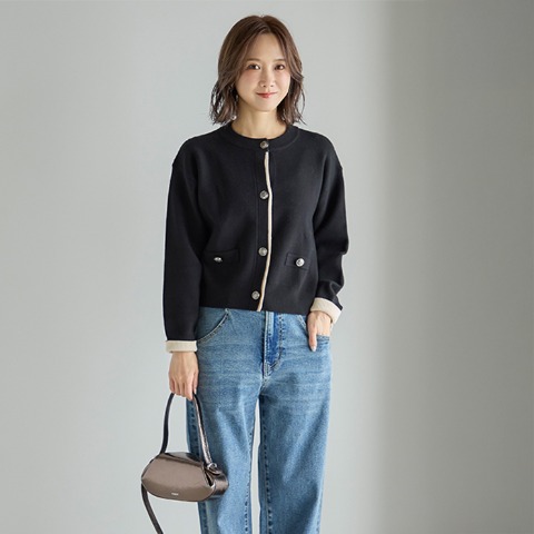 レディース　ニットカーディガン（田中里奈）
