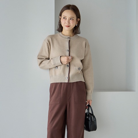 レディース　ニットカーディガン（田中里奈）