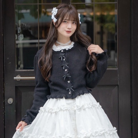 レディース　ニットカーディガン(眞白ありす)