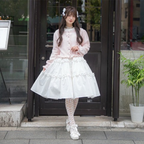 レディース　ニットカーディガン(眞白ありす)