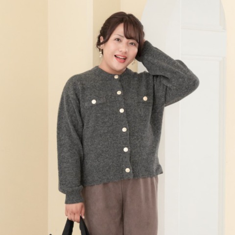 レディース　ニットカーディガン（Hina）