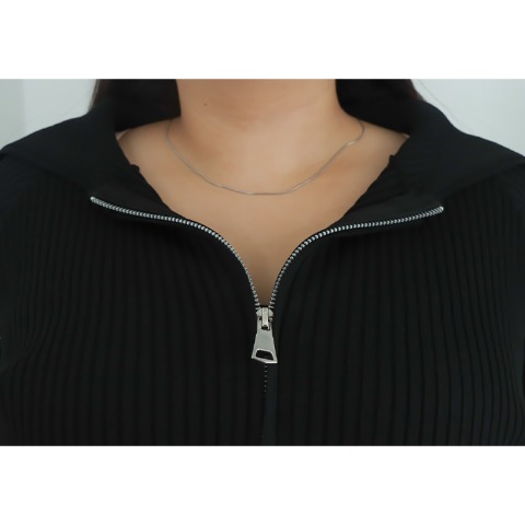 レディース　ダブルジップニットカーディガン（Kanna）