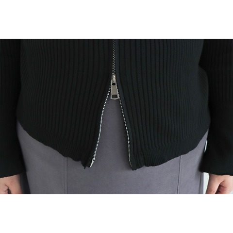 レディース　ダブルジップニットカーディガン（Kanna）