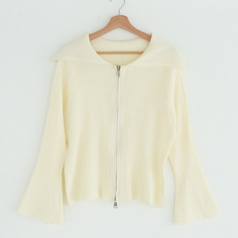 レディース　ダブルジップニットカーディガン（Kanna）