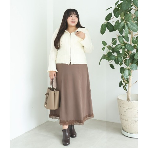 レディース　ダブルジップニットカーディガン（Kanna）