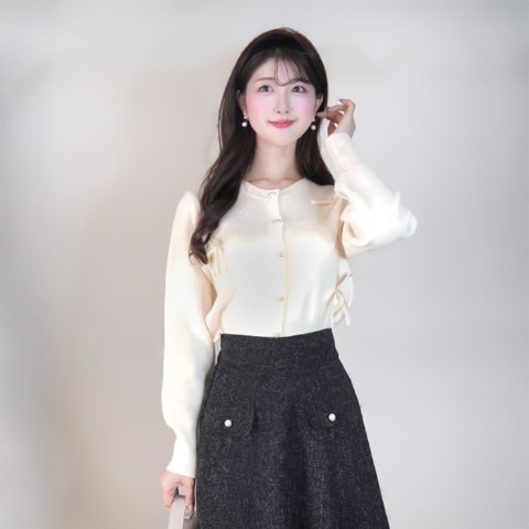 レディース　ニットカーディガン（門脇伶奈）