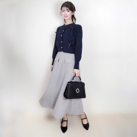 レディース　ニットカーディガン（門脇伶奈）