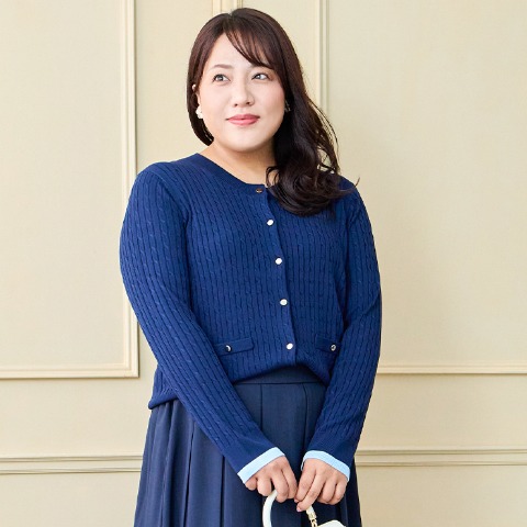 レディース　ニットカーディガン（Hina）