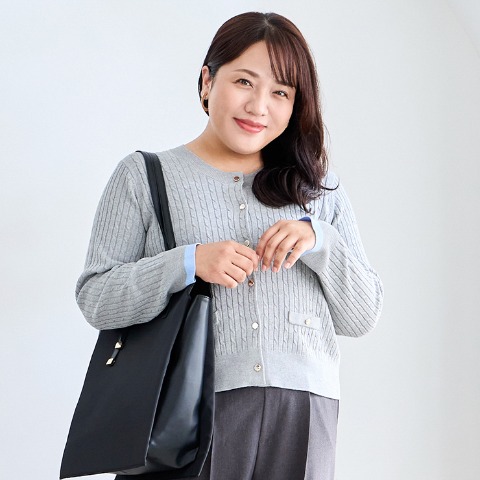 レディース　ニットカーディガン（Hina）