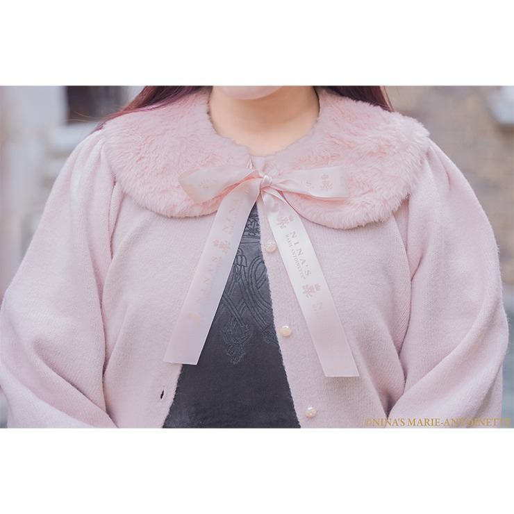 axes femmekawaii　青木美沙子コラボ　カーディガン　生成り　未使用 レディス ニットカーディガン(青木美沙子×ニナス) | しまむら