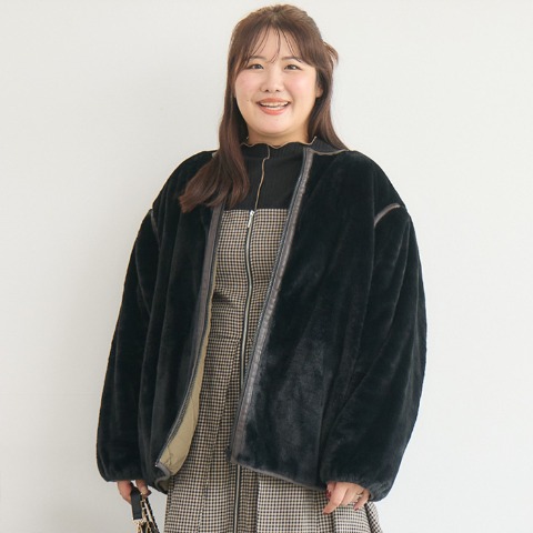 レディース　リバーシブルキルトブルゾン（Komachi）