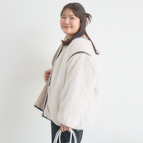 レディース　リバーシブルキルトブルゾン（Komachi）