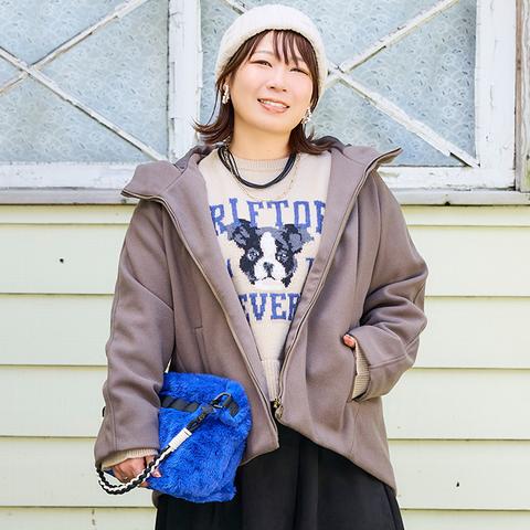 レディース　フーデットジャケット（おかだゆり）