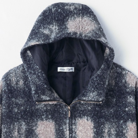 レディース　チェックコート（Hina）