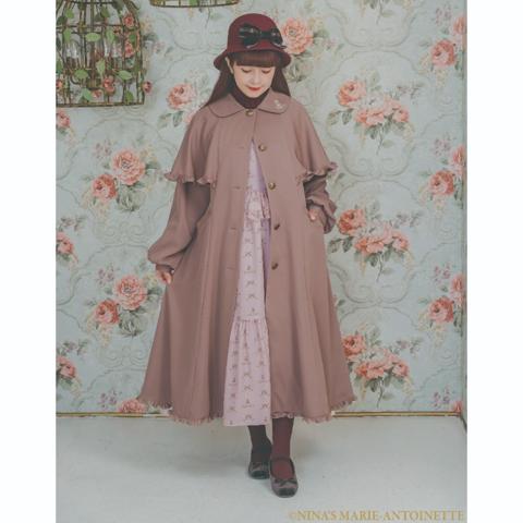 レディース　ケープデザインコート（青木美沙子×NINA'S）