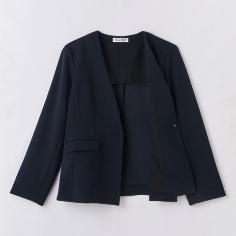 レディース　ノーカラージャケット（Hina）