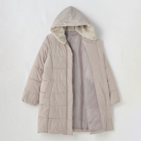 レディース　フード付き中綿コート(Hina)