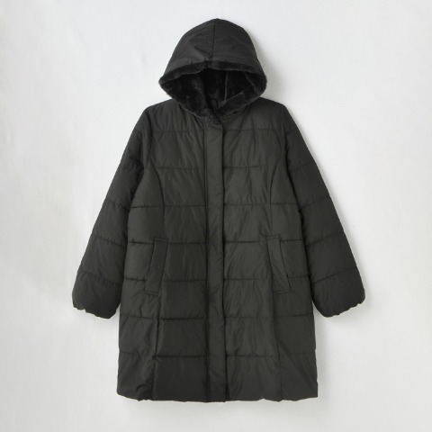 レディース　フード付き中綿コート(Hina)