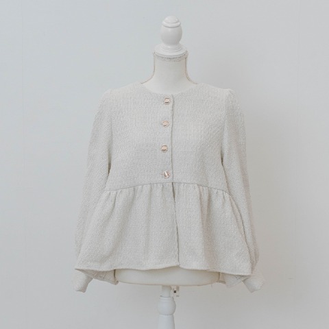 レディース　ペプラムジャケット(yuki)