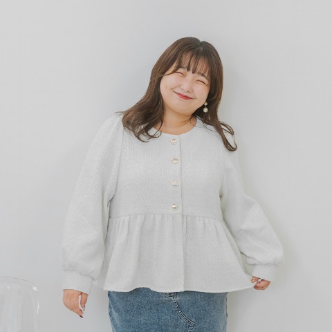 レディース　ペプラムジャケット(yuki)