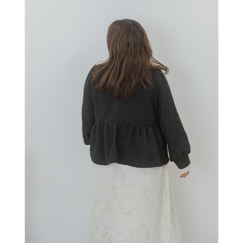 レディース　ペプラムジャケット(yuki)