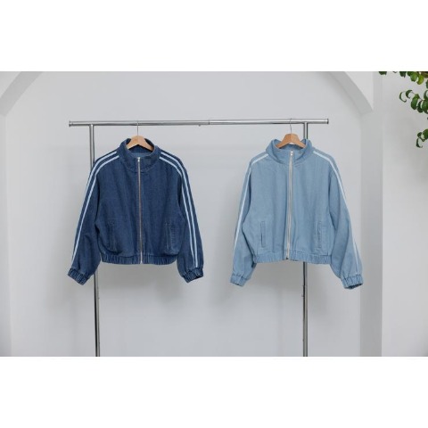 レディース　デニムブルゾン（らむちゃん）