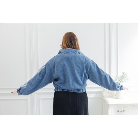 レディース　デニムブルゾン（らむちゃん）