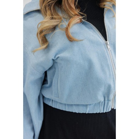 レディース　デニムブルゾン（らむちゃん）