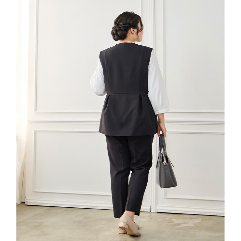 レディース　ペプラムジレ（Runa）