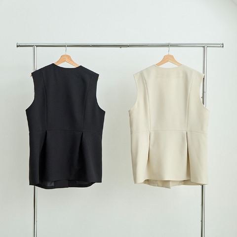 レディース　ペプラムジレ（Runa）