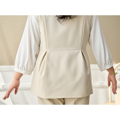 レディース　ペプラムジレ（Runa）