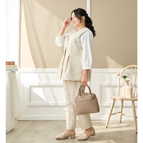 レディース　ペプラムジレ（Runa）