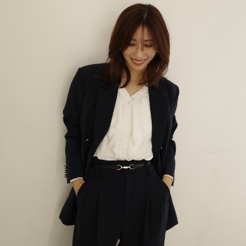 レディース　オーバーサイズテーラードジャケット(chihiro)