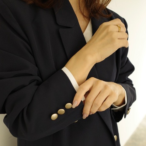 レディース　オーバーサイズテーラードジャケット(chihiro)