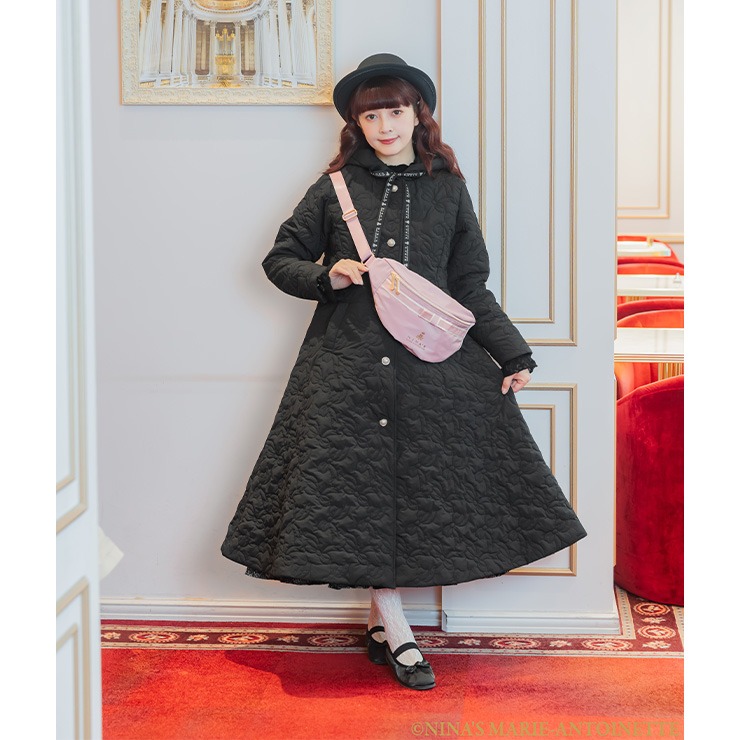 【正規品】Maria pipi ハートキルトコート 黒 青木美沙子 レディース キルトコート(青木美沙子×ニナス) | しまむら | しまむらパーク
