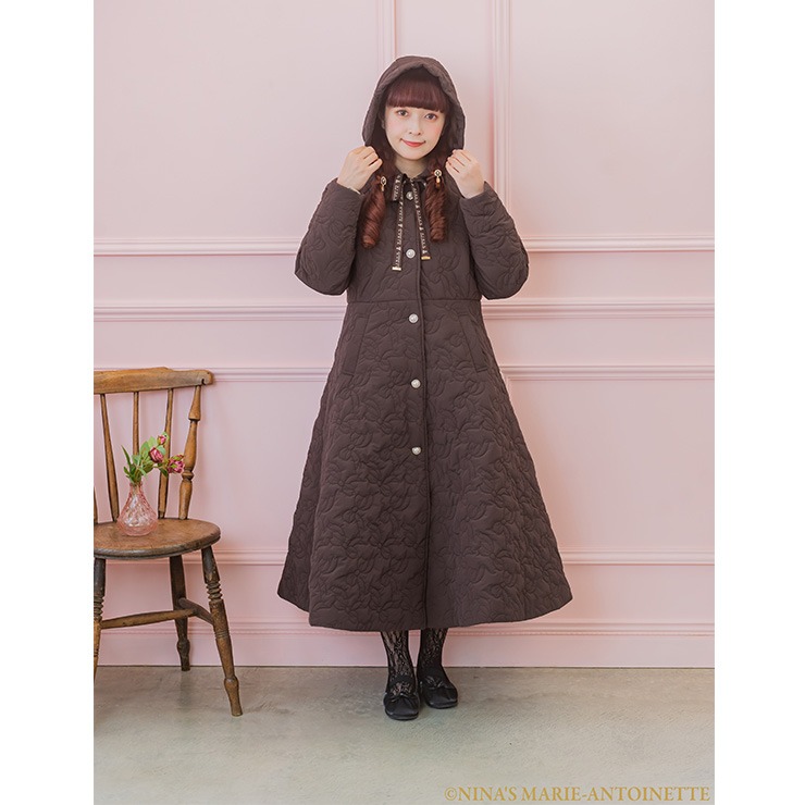 【正規品】Maria pipi ハートキルトコート 黒 青木美沙子 レディース キルトコート(青木美沙子×ニナス) | しまむら | しまむらパーク
