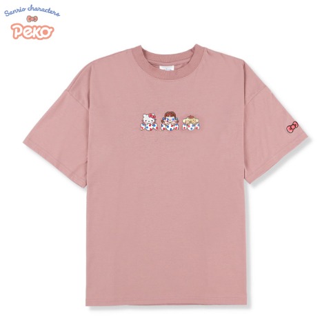 OLLEBOREBLA ピンクキャラクターシャツ Mサイズ&カットソー セット k*n 