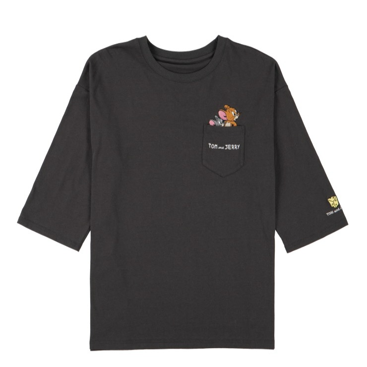 レディース キャラクター七分袖Tシャツ（トムとジェリー） | しまむら