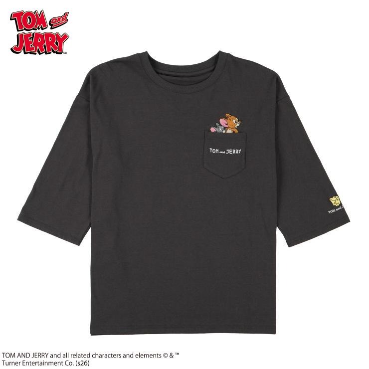 み*る様 しまむら　キャスパー トムとジェリー Ｔシャツ レディース キャラクター七分袖Tシャツ（トムとジェリー） | しまむら