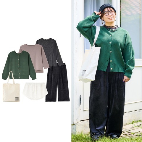 レディース　ハッピーバッグ　6点セット（おかだゆり）