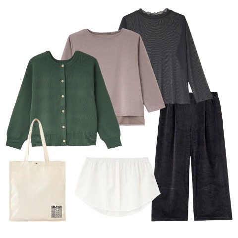 レディース　ハッピーバッグ　6点セット（おかだゆり）