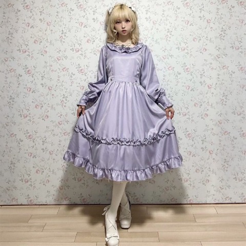 レディース　バッスル風ワンピース（星名桜子）