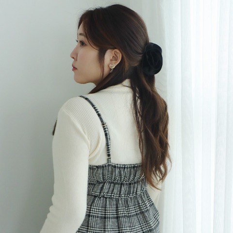 レディース　チェックキャミソールワンピース（Runa）