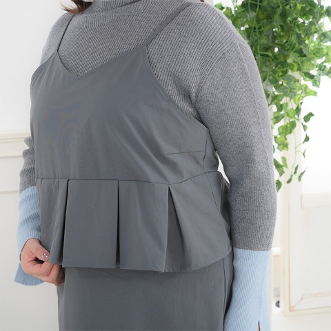 レディース　ペプラムキャミワンピース（Komachi）