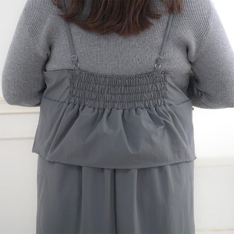 レディース　ペプラムキャミワンピース（Komachi）