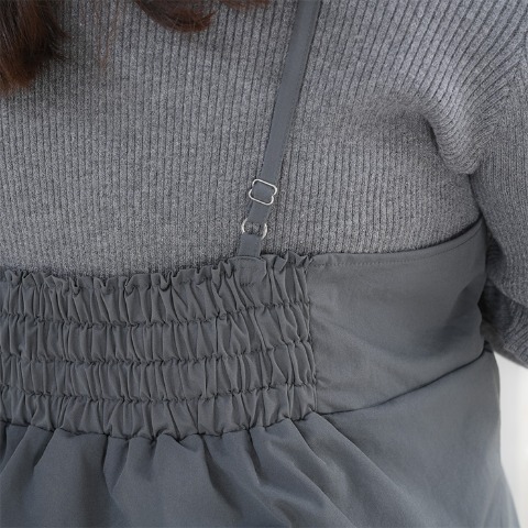 レディース　ペプラムキャミワンピース（Komachi）