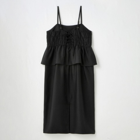 レディース　ペプラムジャンパースカート（Hina）