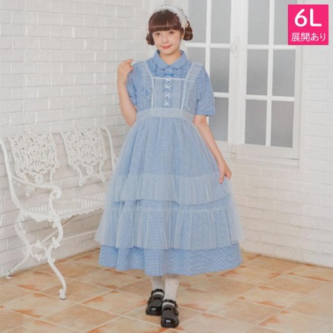 レディース　ドットチュールシアープルオーバー(青木美沙子)